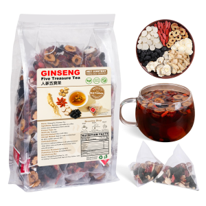 Kidney tea recipe: Ginseng Five Treasures Tea, Liver and Kidney Health Tea, Five Treasures Formula Tea